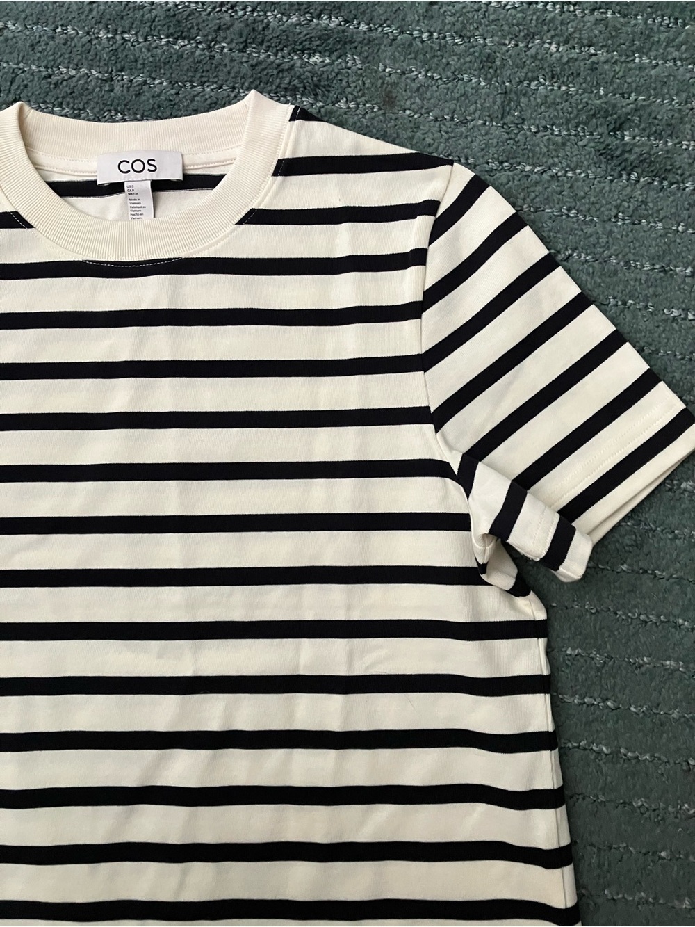 COS Clean Cut Striped T-shirt Like New - Picture 3 of 5